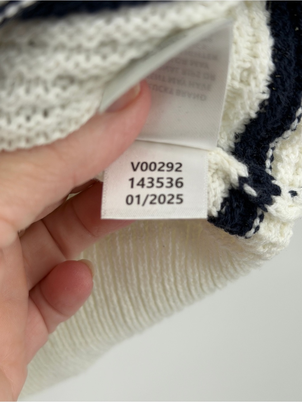 NWT Lucky Brand striped coastal boxy cotton blend v neck sweater size 1X ribbed - Picture 5 of 9